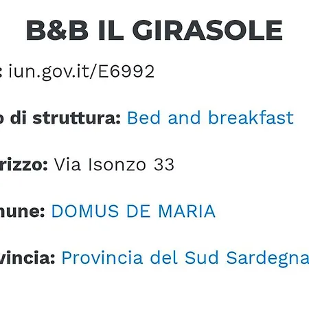 Bed and breakfast Il Girasole *